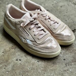 Reebok Rose Gold Club C Revenge Sneakers